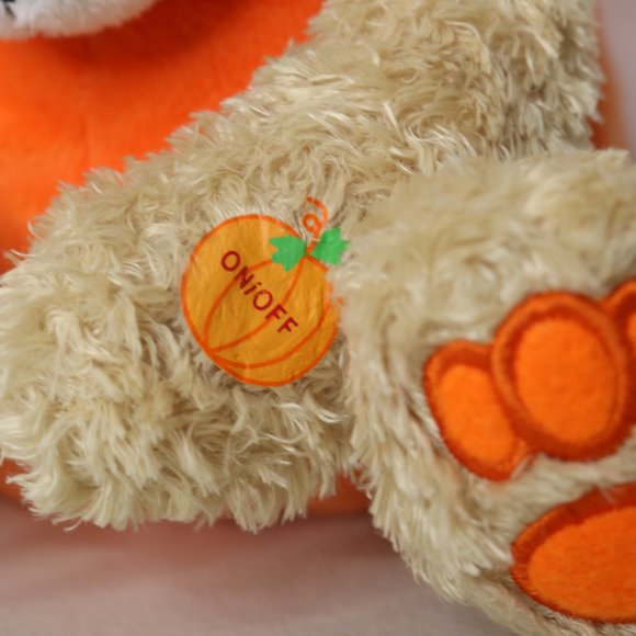 Pumpkin Puppy Dog Animated Plush Stuffed Animal Ghostly Sounds Halloween - Picture 4 of 15